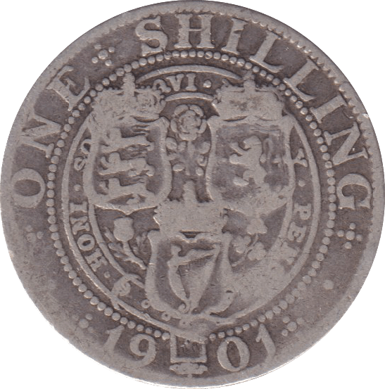 1901 SHILLING (FINE) - SHILLING - Cambridgeshire Coins