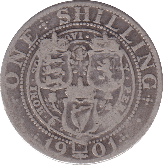 1901 SHILLING (FINE) - SHILLING - Cambridgeshire Coins