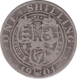 1901 SHILLING (FINE) - SHILLING - Cambridgeshire Coins