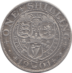 1901 SHILLING ( GF ) - SHILLING - Cambridgeshire Coins