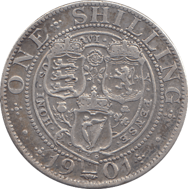 1901 SHILLING ( GF ) - SHILLING - Cambridgeshire Coins