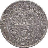 1901 SHILLING ( GF ) - SHILLING - Cambridgeshire Coins