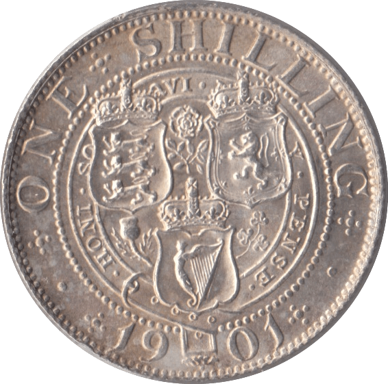 1901 SHILLING ( UNC ) - SHILLING - Cambridgeshire Coins