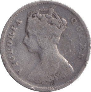 1901 SILVER 10 CENT HONG KONG - SILVER WORLD COINS - Cambridgeshire Coins