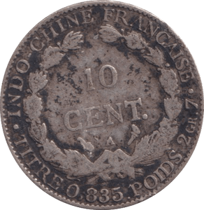 1901 SILVER 10 CENTS FRANCE - SILVER WORLD COINS - Cambridgeshire Coins