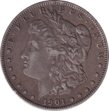 1901 SILVER DOLLAR USA - SILVER WORLD COINS - Cambridgeshire Coins
