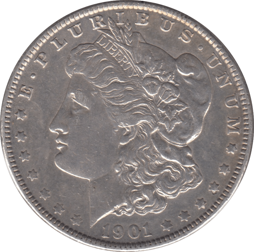 1901 SILVER MORGAN DOLLAR USA NEW ORLEANS MINT - SILVER WORLD COINS - Cambridgeshire Coins