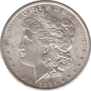 1901 SILVER MORGAN DOLLAR USA NEW ORLEANS MINT - SILVER WORLD COINS - Cambridgeshire Coins
