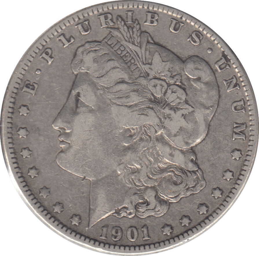 1901 SILVER MORGAN DOLLAR USA NEW ORLEANS - SILVER WORLD COINS - Cambridgeshire Coins