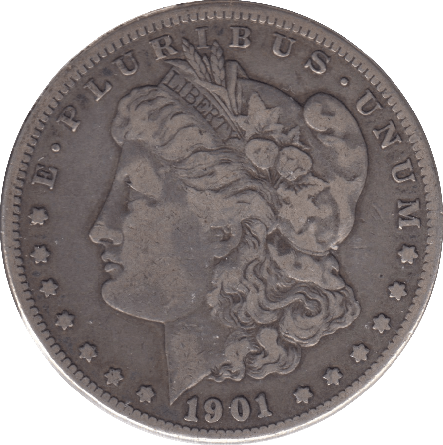 1901 SILVER MORGAN DOLLAR USA NEW ORLEANS - SILVER WORLD COINS - Cambridgeshire Coins