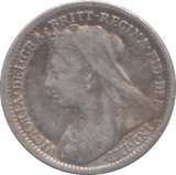 1901 SILVER THREEPENCE ( FINE ) - Threepence - Cambridgeshire Coins