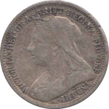 1901 SILVER THREEPENCE ( FINE ) - Threepence - Cambridgeshire Coins