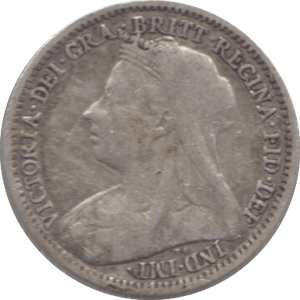 1901 SILVER THREEPENCE ( VF ) - Threepence - Cambridgeshire Coins