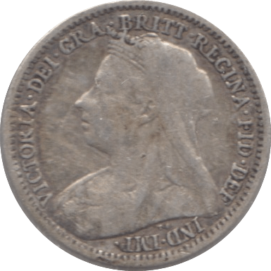 1901 SILVER THREEPENCE ( VF ) - Threepence - Cambridgeshire Coins