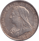 1901 SIXPENCE ( AUNC ) - SIXPENCE - Cambridgeshire Coins