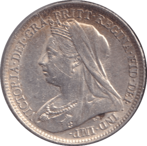 1901 SIXPENCE ( AUNC ) - SIXPENCE - Cambridgeshire Coins