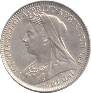 1901 SIXPENCE ( AUNC ) - SIXPENCE - Cambridgeshire Coins