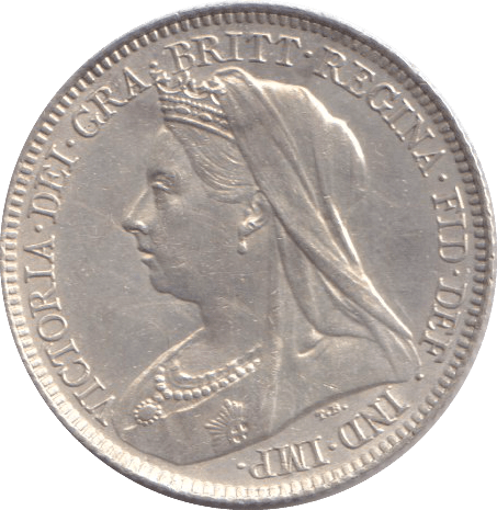 1901 SIXPENCE ( AUNC ) - SIXPENCE - Cambridgeshire Coins