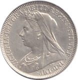 1901 SIXPENCE ( AUNC ) - SIXPENCE - Cambridgeshire Coins