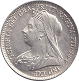 1901 SIXPENCE ( AUNC ) - SIXPENCE - Cambridgeshire Coins