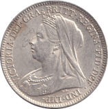 1901 SIXPENCE ( EF ) - SIXPENCE - Cambridgeshire Coins