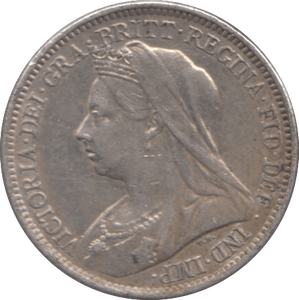 1901 SIXPENCE ( EF ) - SIXPENCE - Cambridgeshire Coins