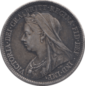 1901 SIXPENCE ( EF ) - SIXPENCE - Cambridgeshire Coins