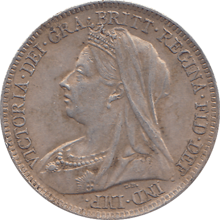 1901 SIXPENCE ( EF ) - WORLD COINS - Cambridgeshire Coins