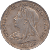 1901 SIXPENCE ( EF ) - WORLD COINS - Cambridgeshire Coins