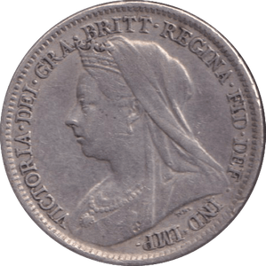 1901 SIXPENCE ( GF ) - SIXPENCE - Cambridgeshire Coins