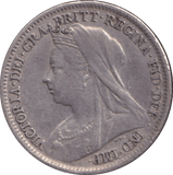 1901 SIXPENCE ( GF ) - SIXPENCE - Cambridgeshire Coins