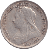 1901 SIXPENCE ( GF ) - SIXPENCE - Cambridgeshire Coins
