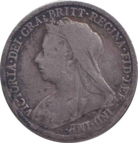 1901 SIXPENCE ( GF ) - SIXPENCE - Cambridgeshire Coins