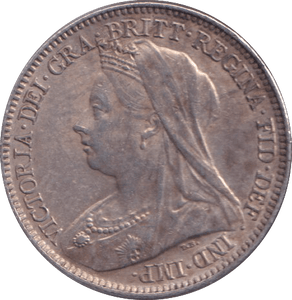 1901 SIXPENCE ( GVF ) - SIXPENCE - Cambridgeshire Coins