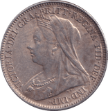1901 SIXPENCE ( GVF ) - SIXPENCE - Cambridgeshire Coins