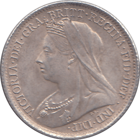 1901 SIXPENCE ( GVF ) - SIXPENCE - Cambridgeshire Coins