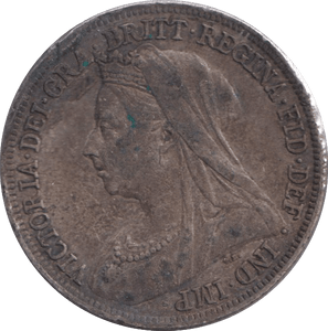 1901 SIXPENCE ( VF ) - SIXPENCE - Cambridgeshire Coins