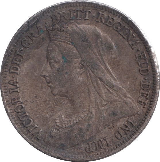 1901 SIXPENCE ( VF ) - SIXPENCE - Cambridgeshire Coins
