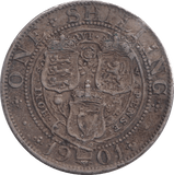 1901 SIXPENCE ( VF ) - SIXPENCE - Cambridgeshire Coins