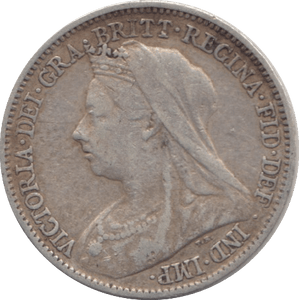 1901 SIXPENCE ( VF ) - Sixpence - Cambridgeshire Coins