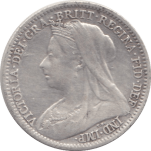 1901 THREEPENCE ( EF ) - THREEPENCE - Cambridgeshire Coins