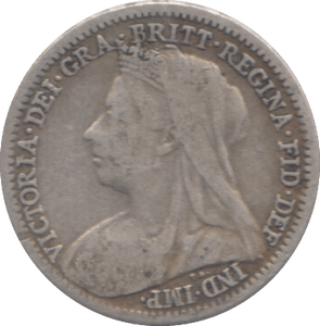 1901 THREEPENCE ( FINE ) - THREEPENCE - Cambridgeshire Coins
