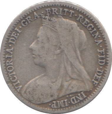 1901 THREEPENCE ( FINE ) - THREEPENCE - Cambridgeshire Coins