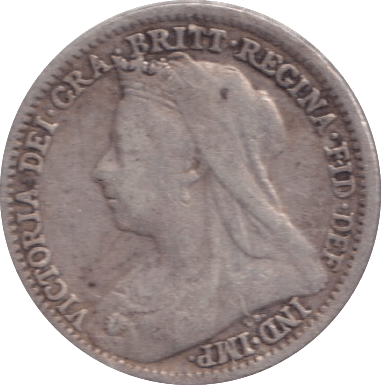 1901 THREEPENCE ( FINE ) - THREEPENCE - Cambridgeshire Coins