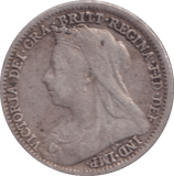 1901 THREEPENCE ( FINE ) - THREEPENCE - Cambridgeshire Coins