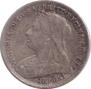 1901 THREEPENCE ( GVF ) - Farthing - Cambridgeshire Coins
