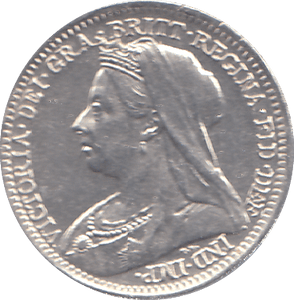 1901 THREEPENCE ( UNC ) - THREEPENCE - Cambridgeshire Coins