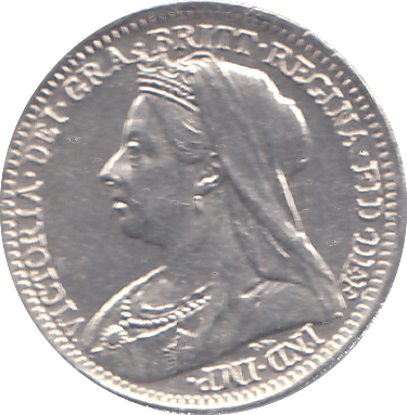 1901 THREEPENCE ( UNC ) - THREEPENCE - Cambridgeshire Coins