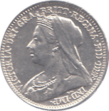 1901 THREEPENCE ( UNC ) - THREEPENCE - Cambridgeshire Coins