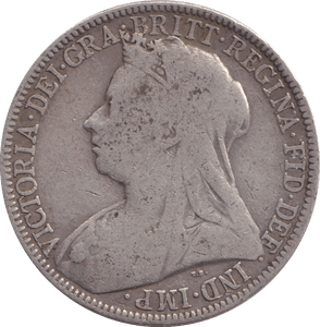 1901 TWO SHILLINGS ( FINE ) - TWO SHILLINGS - Cambridgeshire Coins